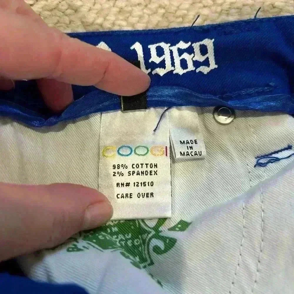 COOGI Jeans Women's Bright Blue Straight Leg Jeans size 9/10. EUC. Embroidered - Picture 15 of 16